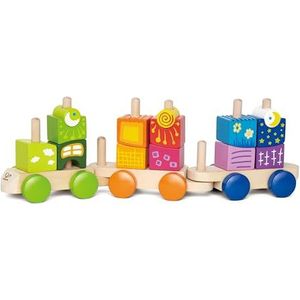 Hape E0417-Fantasiebouwstenen spoorbaan