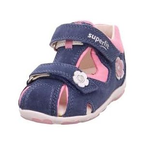 Superfit Fanni Sandalen voor meisjes, Blauw roze 8010, 22 EU