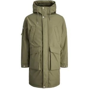 JACK & JONES Jorinwood Twill Parka, Olive Night, XS, groen (olive night), XS