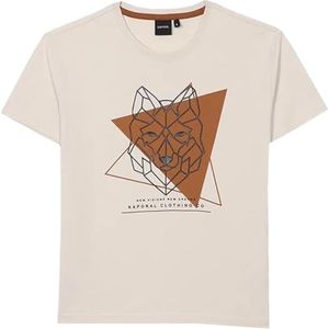 Kaporal Egam T-shirt voor jongens, ECRU, 8 Jaren