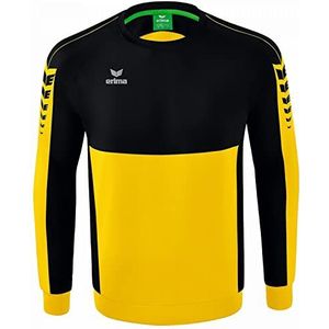 Erima uniseks-volwassene Casual Six Wings sweatshirt (1072209), geel/zwart, XL