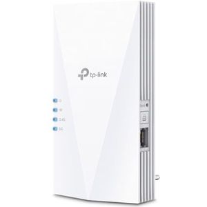 TP-Link RE780X AX3000X WiFi 6 WLAN versterker repeater (dual-band 2402 MBit/s 5 GHz + 574 MBit/s 2,4 GHz, MU-MIMO, Gigabit poort, compatibel met alle WLAN-routers)