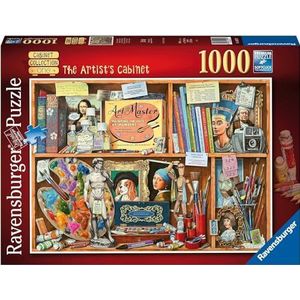 Ravensburger Artist's Cabinet 1000 stukjes puzzel voor volwassenen en kinderen vanaf 12 jaar