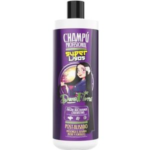 DONA FLORA – Shampoo super glad 1000 ml – met arganolie, macadamia & keratine – voedt, repareert en versterkt – voor glans, soepelheid en vezelaligment – zonder sulfaten en parabenen