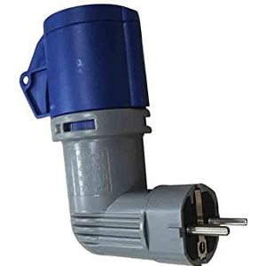 Converteer je elektrische aansluiting naar Cetac 2 P+T 16A 904011 met de Schuko-adapterstekker. Ideaal om veiligheid en veelzijdigheid in je elektrische apparaten te garanderen.