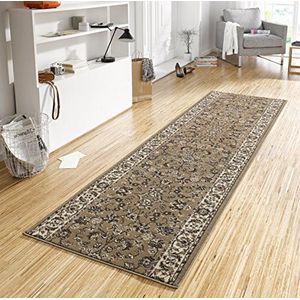 Hanse Home Tapijtloper voor gang, slaapkamer, kinderkamer, badkamer, woonkamer, keuken, 80 x 450 cm, zacht laagpolig tapijt, retro vintage design, loper voor gang, slaapkamer, kinderkamer, badkamer,