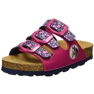 Pferdefreunde dames 500247 slippers, roze, 37 EU