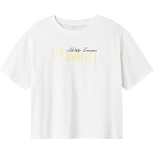 NAME IT Meisjes Nkfjullas Ss RLX Top, wit (bright white), 134-140