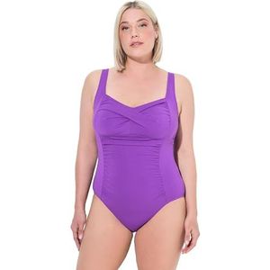 Ulla Popken - Badpak - Lila - Effen - Full Cup