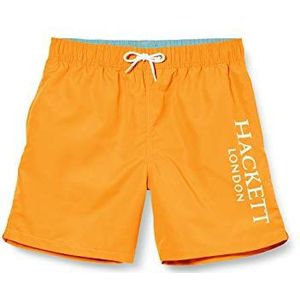 Hackett London Zwemshort voor jongens met logo volley B, oranje (135orange 135), 92 cm