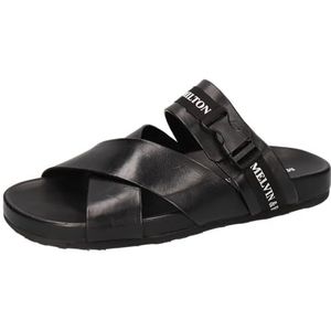Melvin & Hamilton slippers heren robert 35, zwart, 41 EU