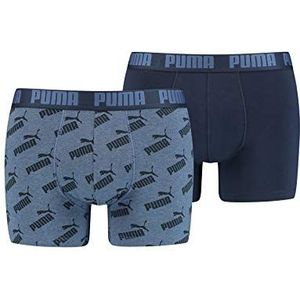 Puma heren Boxershorts Aop, denim, S