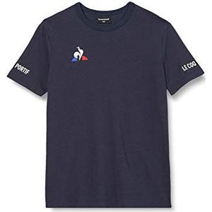 Le coq Sportif Tennis Tee SS N°3 T-shirt, kinderen, jurk, blauw, 6A