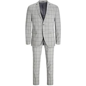 JACK & JONES Jprfranco Check Suit Sn pak voor heren, Gripin/Checks: super slim fit, 48