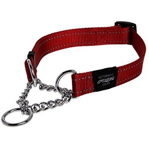 Rogz Utility hondenhalsband, reflecterend, 1,9 cm, Utility., Large, rood