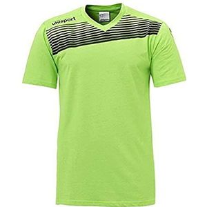 Uhlsport Heren Liga 2.0 Training T-shirt, Flash groen/zwart, M