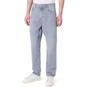 Tommy Hilfiger Heren TAPERED HARLEM STR PORT GRIJS MW0MW39216 Tapered, Denim, 29W/30L, Denim (Port Grey), 29W / 30L