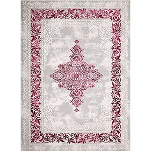 MANI TEXTILE TPS_BAROQ_ROS_120 tapijt, polyester, roze, x_180_cm