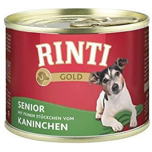 RINTI Gold Senior + Konijn 12 x 185 g