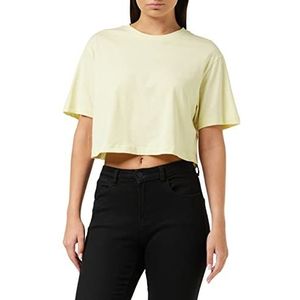 Urban Classics Dames Short Oversize Tee T-Shirt dames,Softyellow,3XL