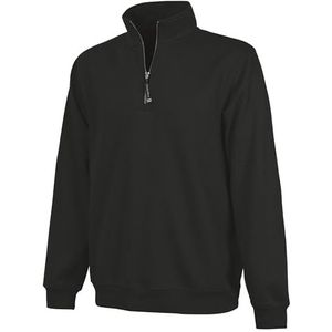 Charles River Apparel Mens Crosswind Quarter Zip (Regular & Big-tall Sizes) Sweatshirt, Black, 3X-Large US