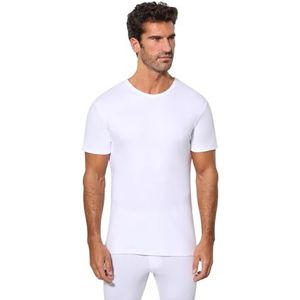 Abanderado Thermo-T-shirt voor heren, van katoen, voor de winter, rond. - wit - Large