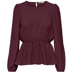ONLY Dames Onlmette Dar L/S O-hals Top Noos Wvn, Winetasting, M