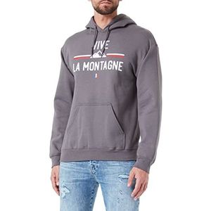 Republic Of California Sweatshirt met capuchon voor heren, Antraciet, M