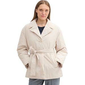 TOM TAILOR Dames 1043846 jas, 12365-Dusty Beige, XL, 12365 - Dusty Beige, XL