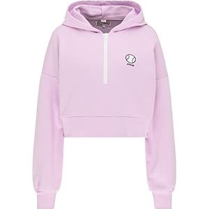 revend Cropped Hoodie voor dames, lichtlila, XXL