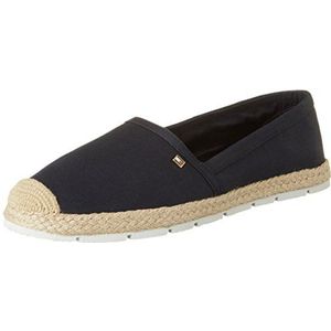 Tommy Hilfiger Int L1285isas 2D espadrilles voor dames, blauw Midnight 403, 37 EU
