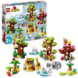 142-delig Lego Duplo Wild Animals of the World (Leer de wereld kennen!)