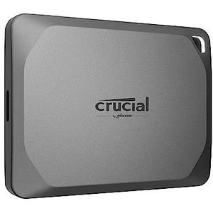 Crucial X9 Pro 4TB Draagbare External SSD - Tot 1050 MB/s lezen en schrijven, IP55 Water- en stofbestendig, Externe Solid State Drive, USB-C 3.2 - CT4000X9PROSSD902