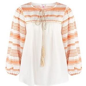 SIDONA Damesblouse 29325646-SI01, oranje, XS, oranje, XS