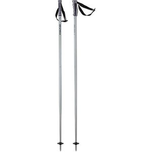 HEAD Uniseks – multifunctionele aluminium zwarte skistokken voor volwassenen, geborsteld aluminium/zwart, 105