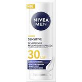 NIVEA MEN Sensitive - Beschermende Vochtverzorging - 50 ml - SPF 30 - Huidverzorging voor Mannen