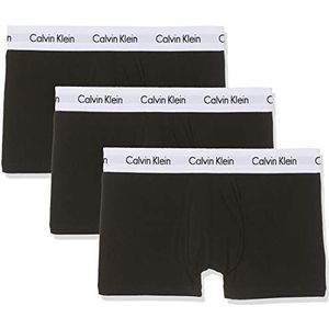 Calvin Klein Boxershorts heren 3p Low Rise Trunk , Zwart (Zwart 001) , XS