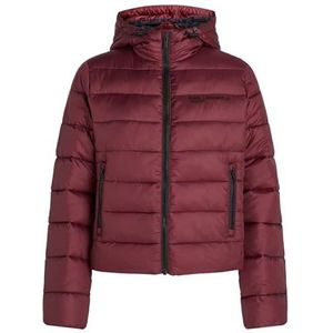 Karl Lagerfeld Jeans, Dames, Licht Gewatteerd Jasje, Regular Fit, Paars, XS