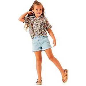 Garcia Kids Meisjes-T-shirt met korte mouwen, Fresh Peach, 128/134, Fresh Peach, 128 cm