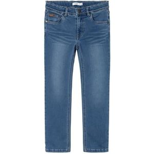 NAME IT Slim-fit jeans voor jongens, blauw (medium blue denim), 116
