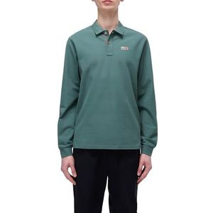 NAPAPIJRI Man Ruggy poloshirt met lange mouwen GROENE BALSEM S