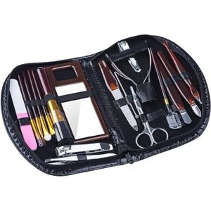 PARENCE. - Complete set cosmetica en manicure in de ritsset - Nieuw! 18-delige manicure-, pedicure- en make-upset: al uw cosmetische behoeften bij elkaar