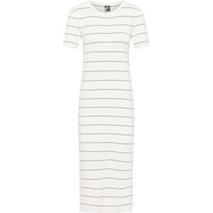 boundry Dames gebreide jurk 39526286-BO02, wolwit grijs melange, XL/XXL, gebreide jurk, XL/XXL