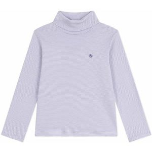 Petit Bateau Katoenen gestreepte ondertrui voor kinderen, Squaw/Marshmallow, 3 Jaren