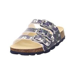 Superfit Jungen FUSSBETTPANTOFFEL Hausschuhe, BLAU/MEHRFARBIG 8090