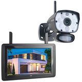ELRO CZ60RIPS Color Night Vision Draadloze 1080P HD Beveiligingscamera Set - Met 9 inch monitor en App
