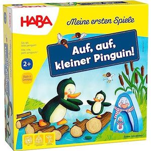HABA - Kleine Pinguïn - Dobbelspel - Multicolor - Hout - Set van 6