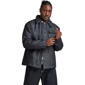 G-STAR Gewatteerde denim jacke jassen voor heren, Blauw (raw denim D22061-B988-001), S
