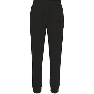 Emporio Armani Heren Heren Broeken Rubber Pixel Logo Sweatpants, zwart, S