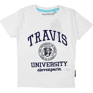 Eleven Paris T-shirt voor jongens, Wit, 14 Jaren